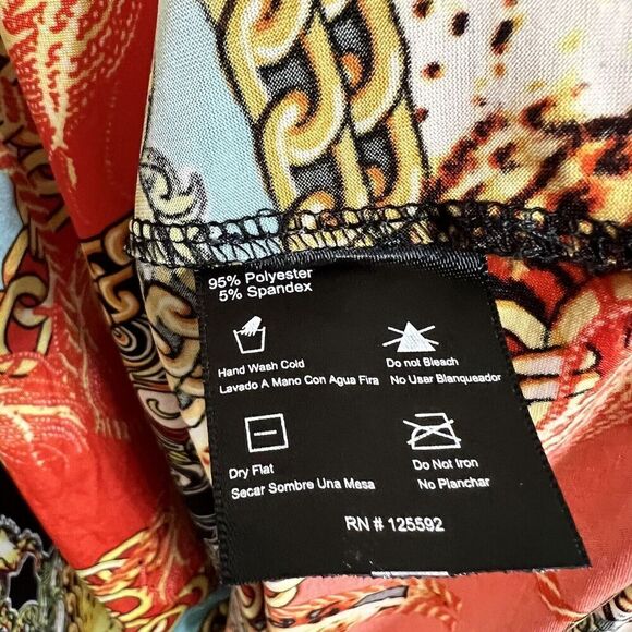 White‎ Mark Couture Collection Sleeveless Colorful Maxi Dress - Picture 10 of 11